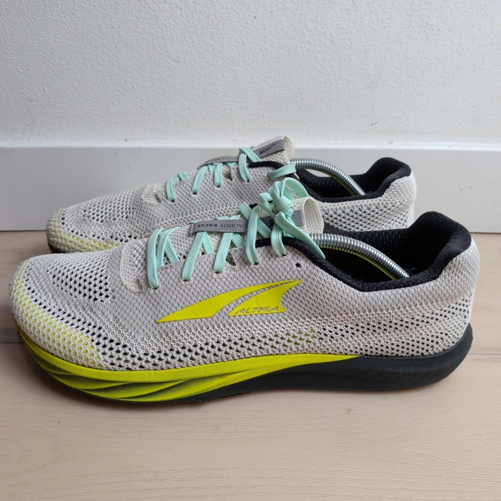 Altra Escalante Racer 2 Mens 12 Running Shoes Gray Lime Yellow Mint AL0A85NG100